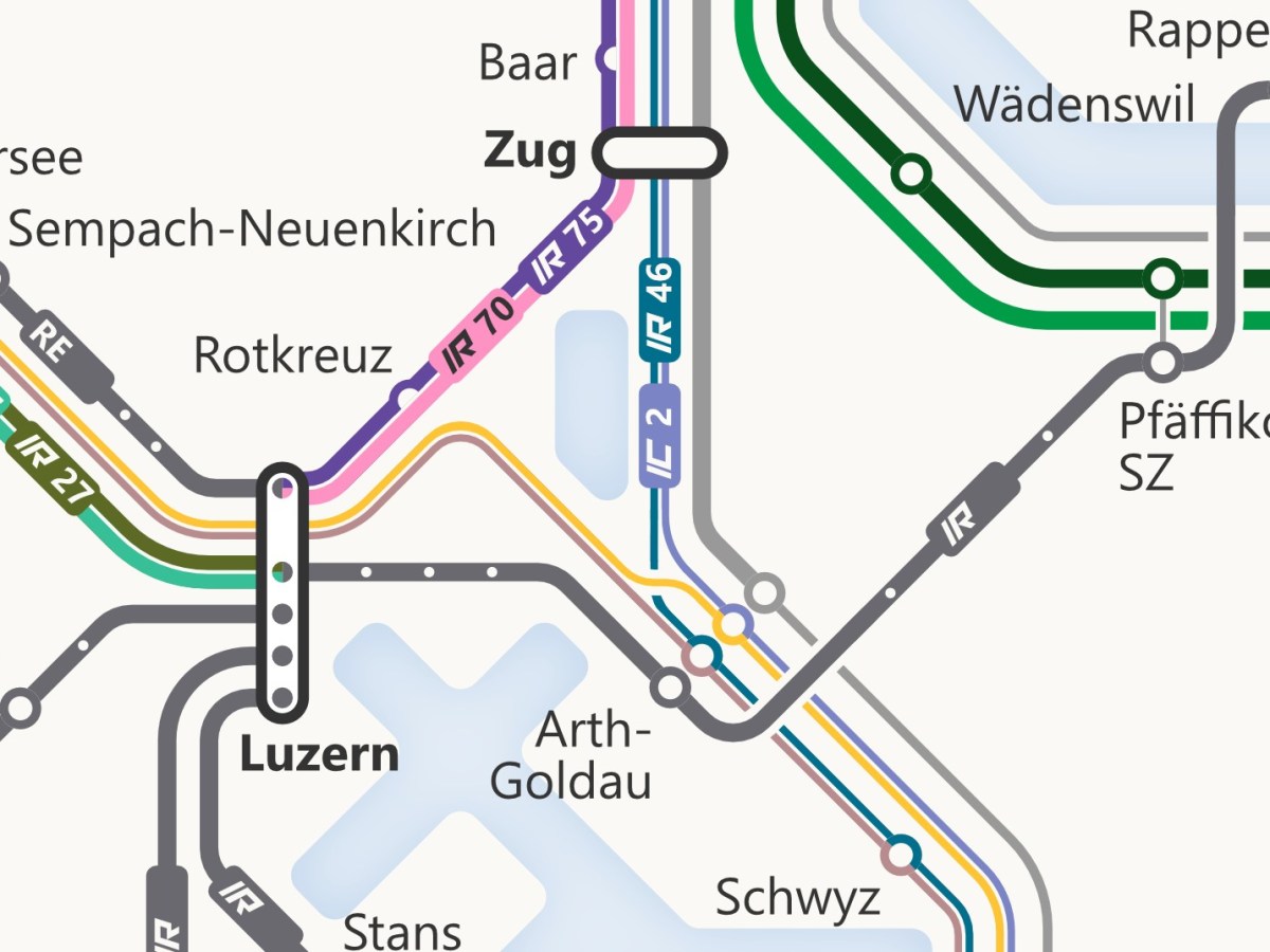 Long-Distance Trains in Switzerland 2022