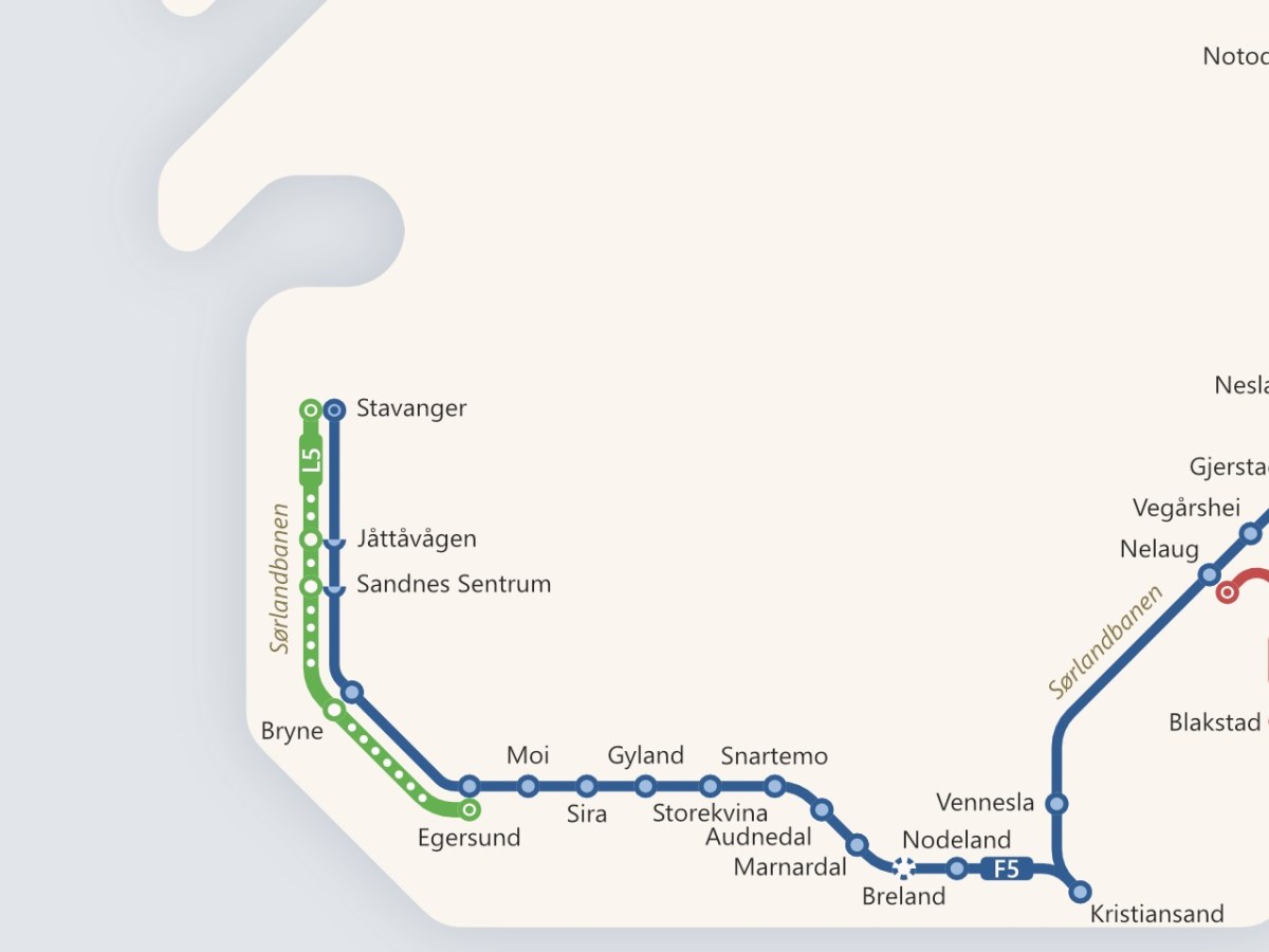 Train Network of Norway 2023