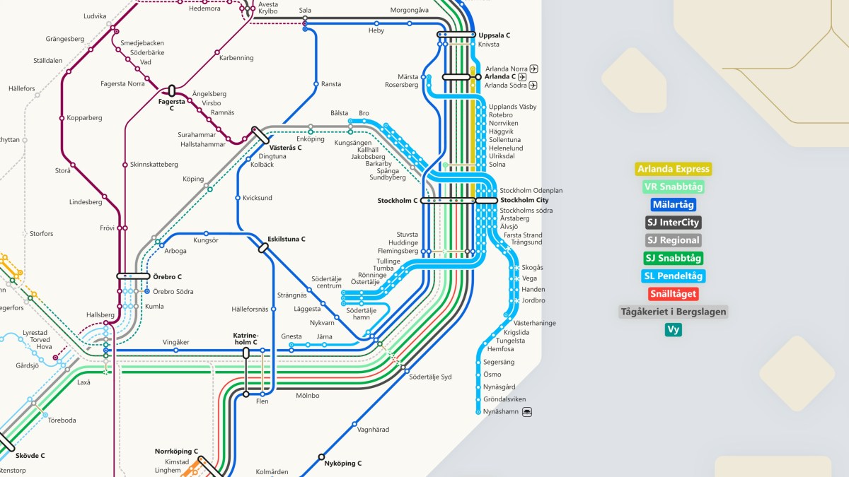 Rail Services in Sweden 2026